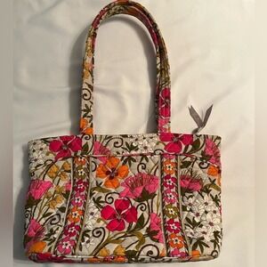 Vera Bradley Floral Tote Tea Garden print grannycore artsy shabby chic cottage